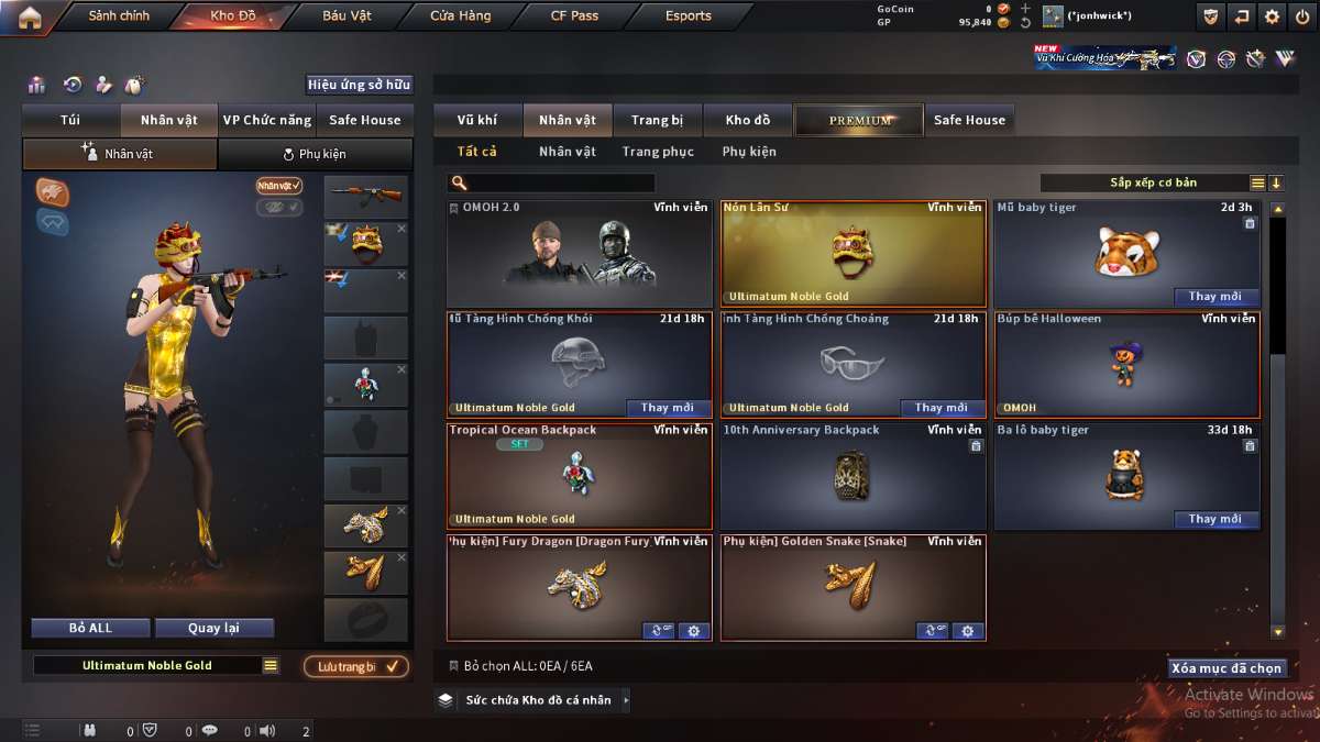 shop acc cf uy tin gia re